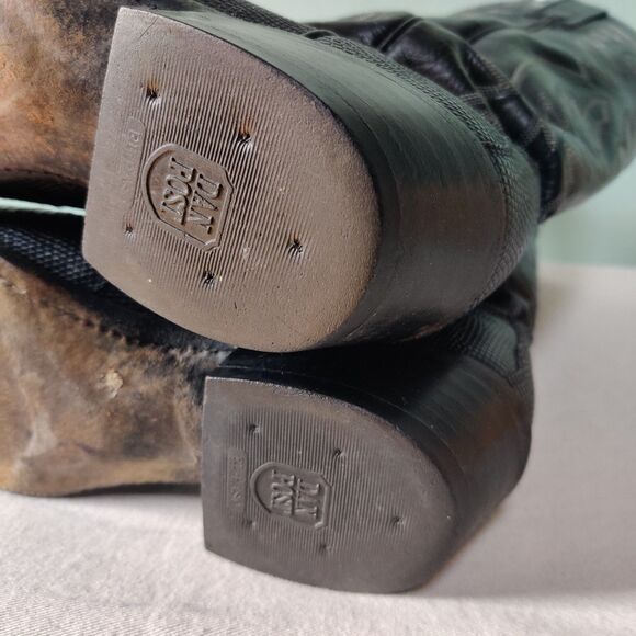 Dan Post Lizard Skin Teju Black Leather Cowboy Boots Men's Size 9 1/2 D, 9028007 - Picture 15 of 16